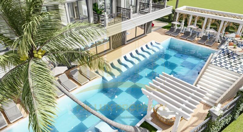 Spacious apartments in a luxurious complex in the center of Alanya 23