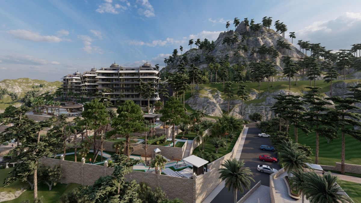A luxurious development with the infrastructure of a seven-star hotel in Mahmutlar 26