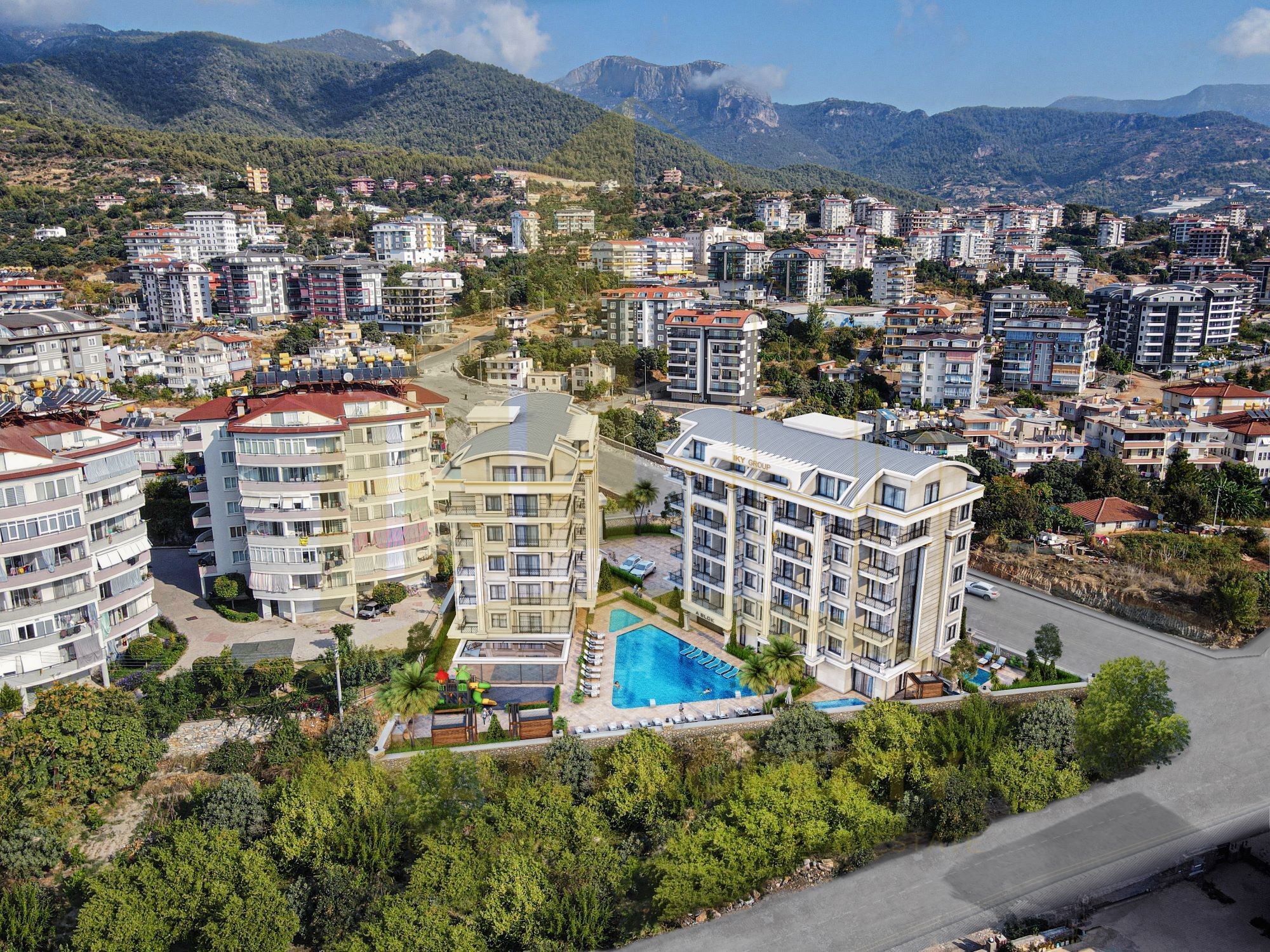 Apartments in the final stages of construction in the Oba neighborhood 3