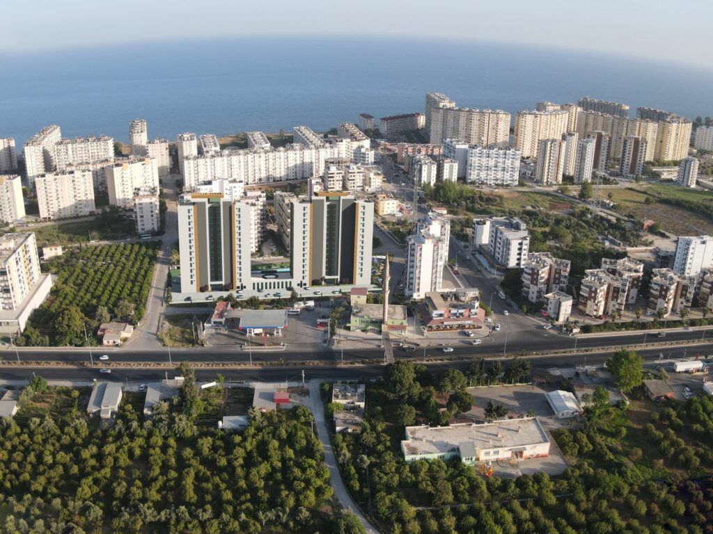 Квартиры класса люкс в Мерсине на этапе строительства 5