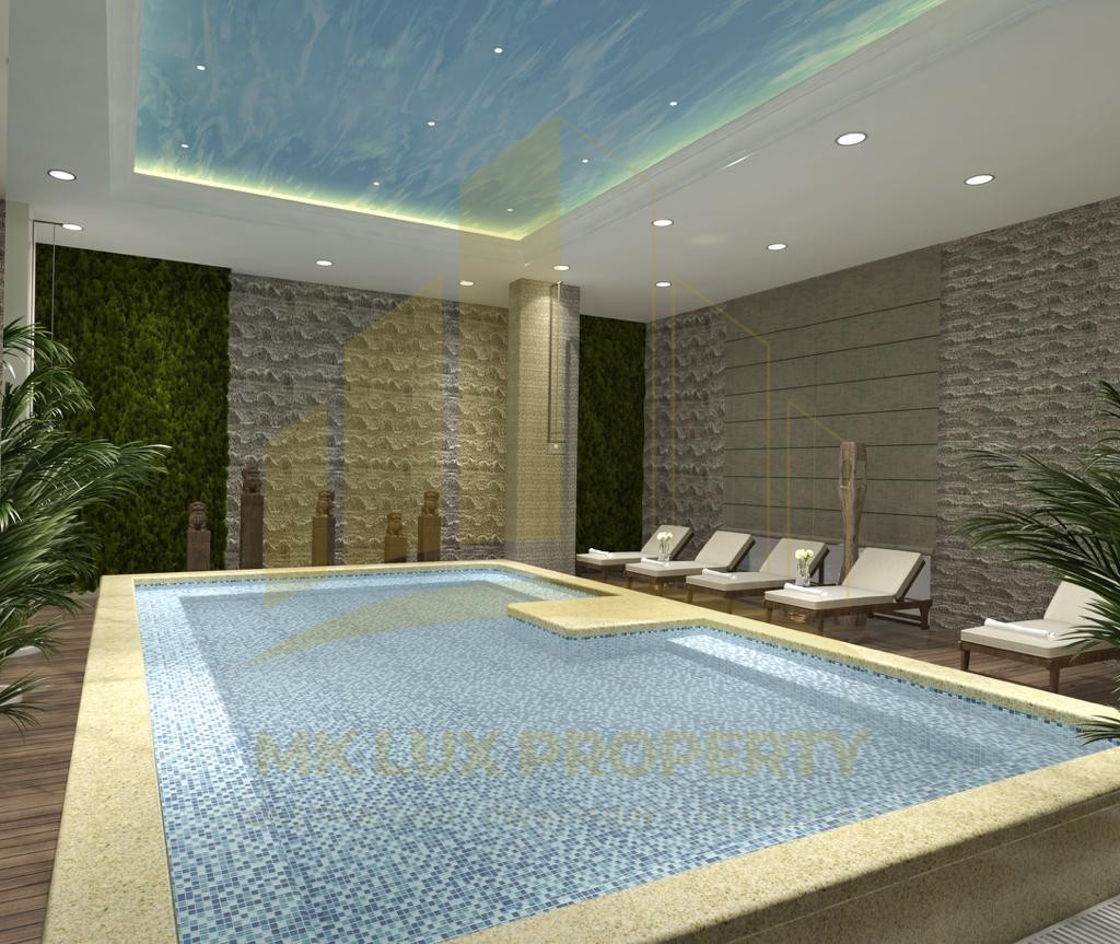 Apartments with views of the sea and mountains in the center of Alanya 13