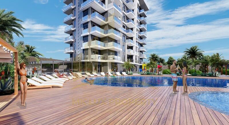 Apartments with ocean views in a complex located in one of the best areas of the Antalya coast 12