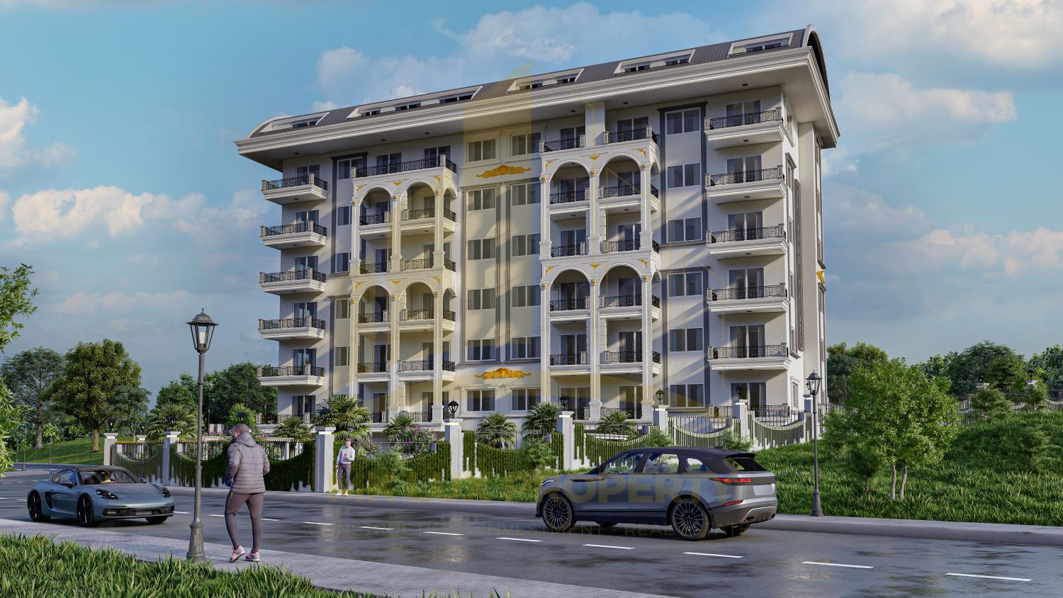 Apartments in a new complex under construction in the Demirtas district of Alanya 1
