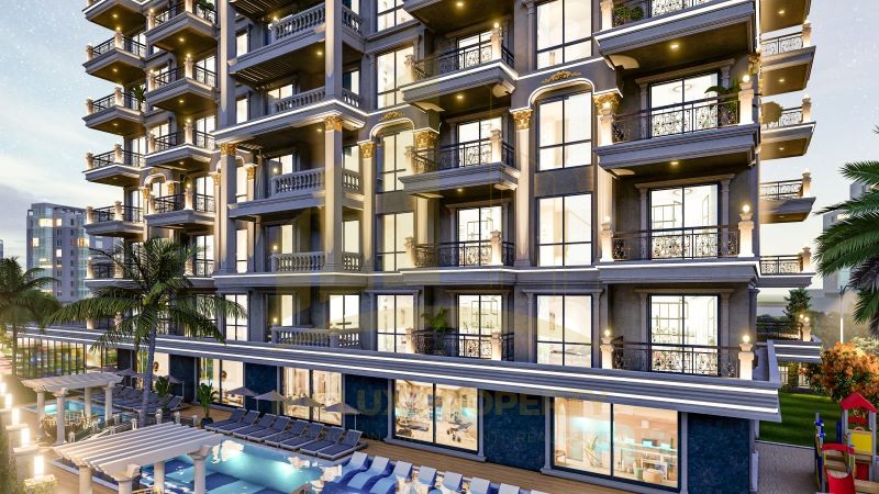 Spacious apartments in a luxurious complex in the center of Alanya 17