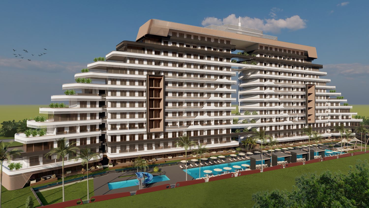 A premium-class residential complex with its own amenities in the Altyntaş neighborhood 12