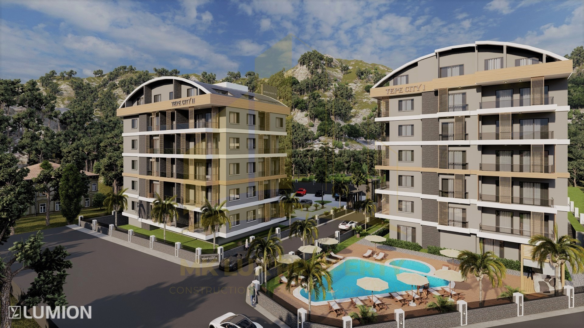 Alanya Çiplaklı'da inşaatı devam eden yeni projede gayrimenkul 1