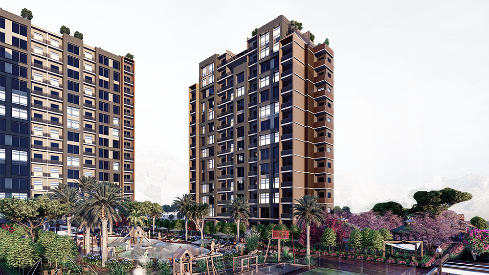 The last few apartments in a complex nearing completion in the Teje neighborhood 2