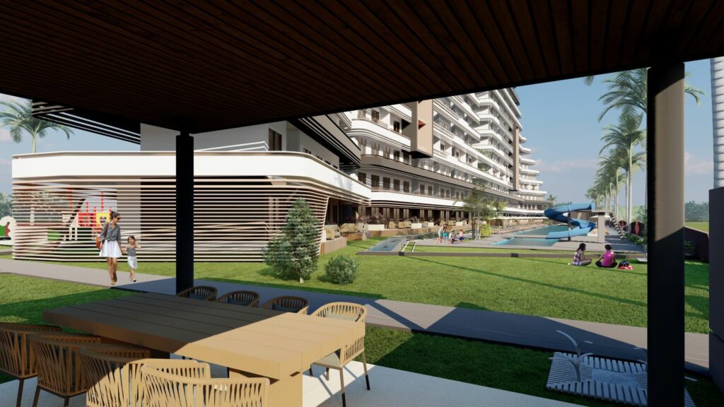 A premium-class residential complex with its own amenities in the Altyntaş neighborhood 13