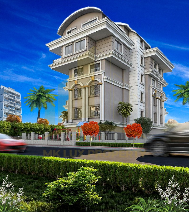 Alanya’nın en prestijli semtlerinden biri olan Oba’da bulunan lüks daireler 4