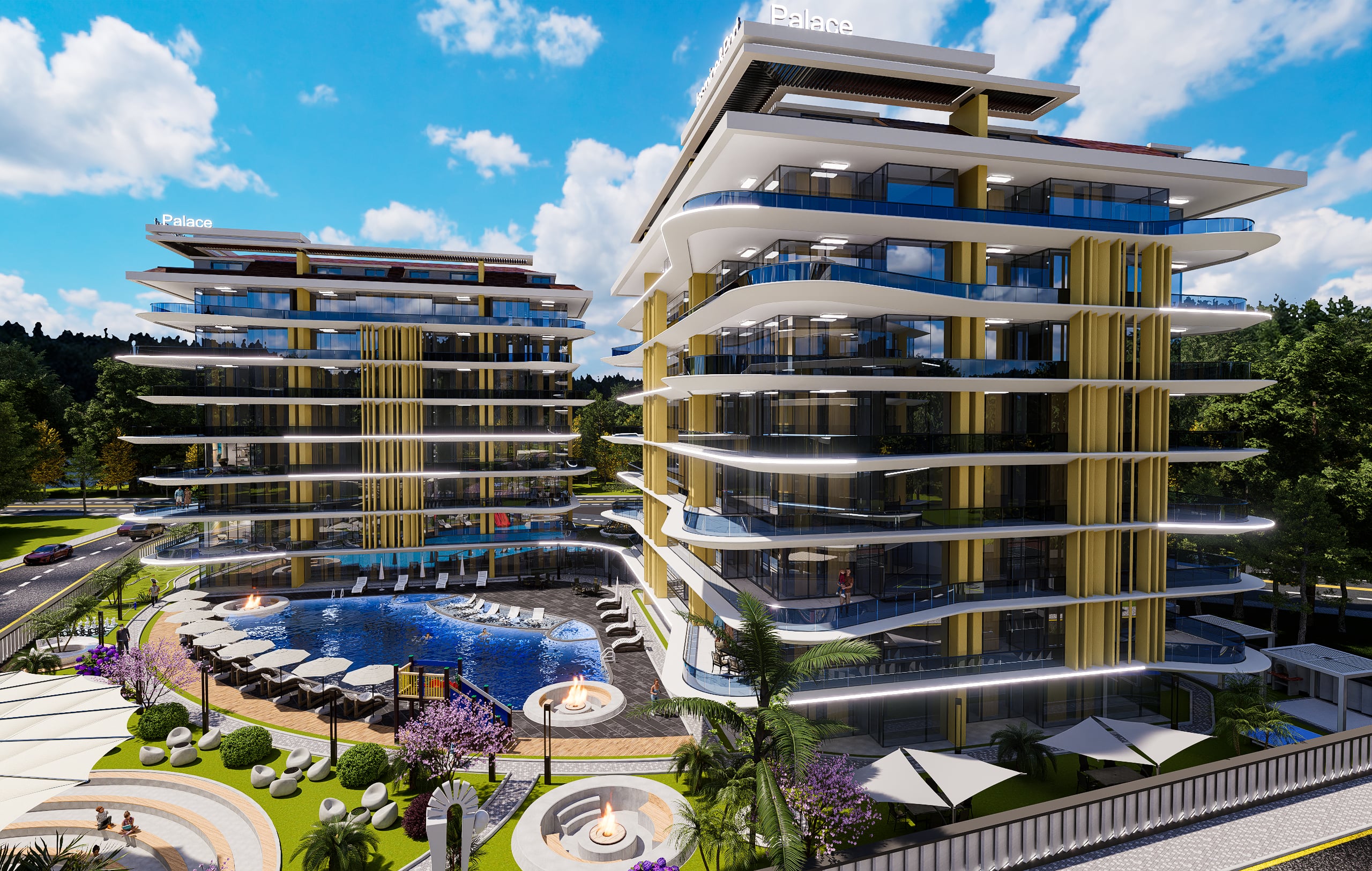 Neues Projekt mit dem Konzept eines Fünf-Sterne-Hotels in Alanya Payallar 1