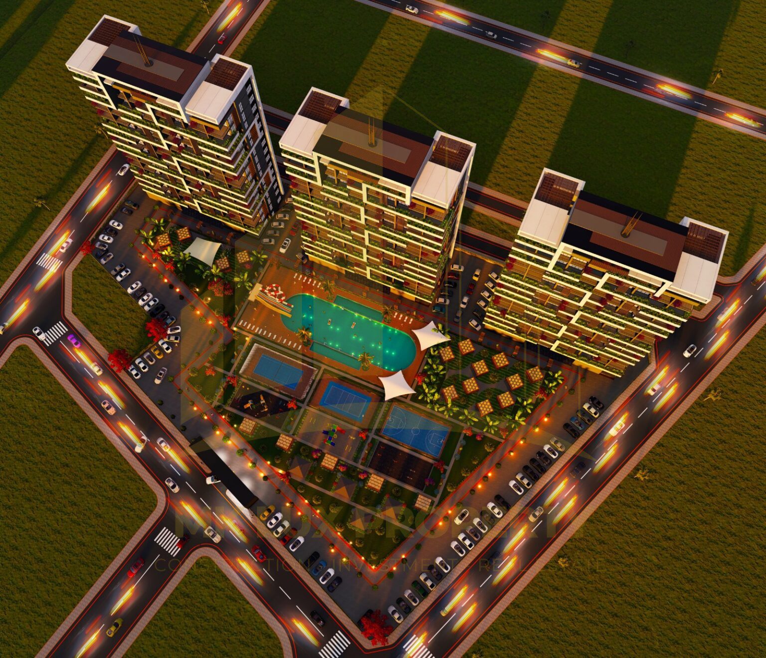 Residential complex under construction in the Altyntash district 7