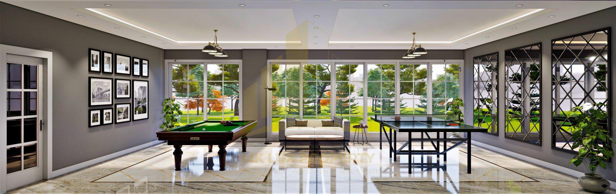 Apartments away from the hustle and bustle of the city in a modern complex in the Oba neighborhood 8
