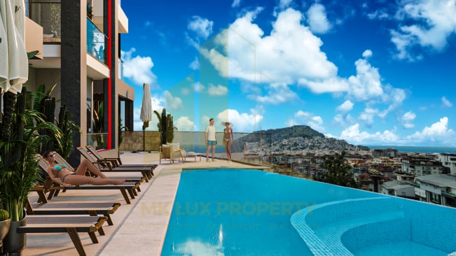 An ultra-luxurious complex in an upscale neighborhood of Alanya 7