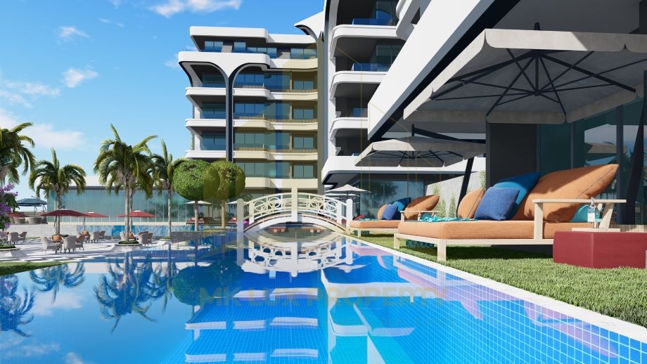 Kargıcak bölgesinde, Akdeniz’in panoramik manzarasına sahip ve ev aletleri hediye edilen daireler 5