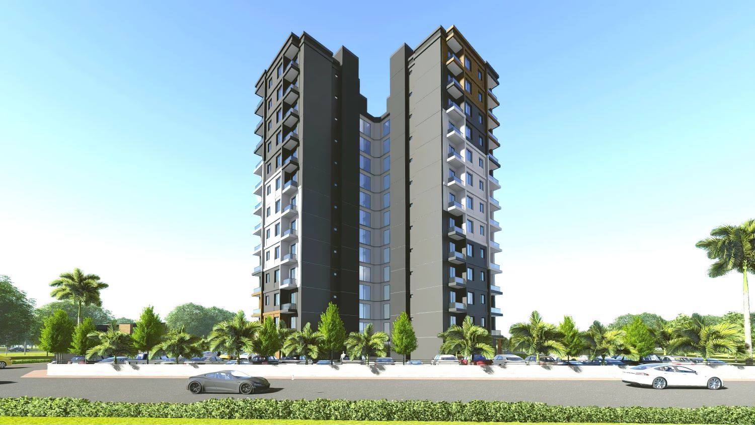 Apartments under construction in Mersin, in the Tomyuk district 2