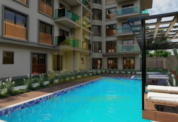 Two-level apartments in a complex located in one of the best neighborhoods on the Antalya coast 6