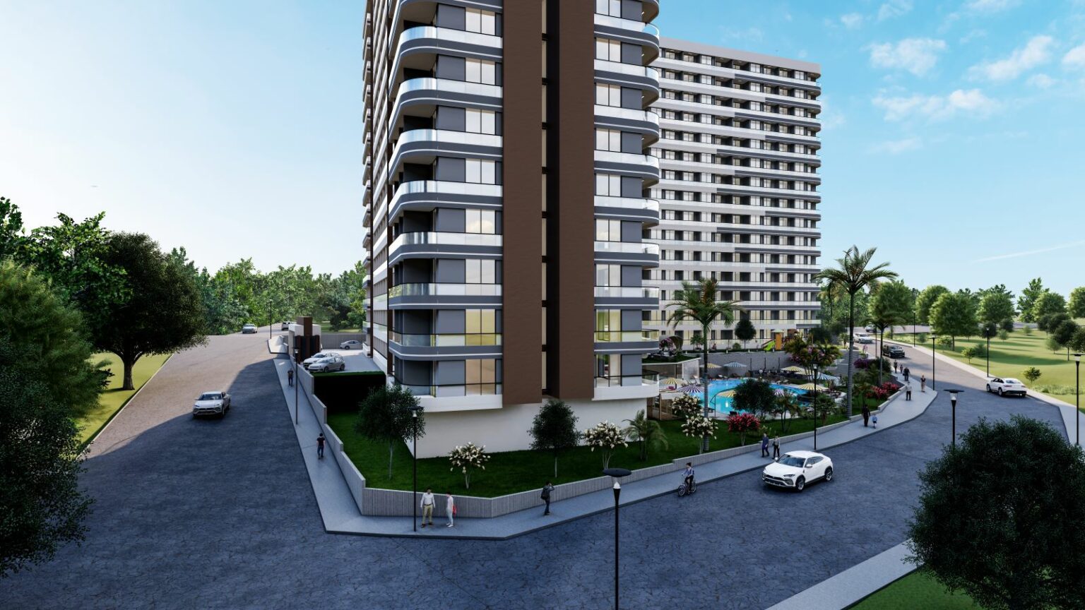 2+1 Apartments at the Price of 1+1 in Erdemli 1