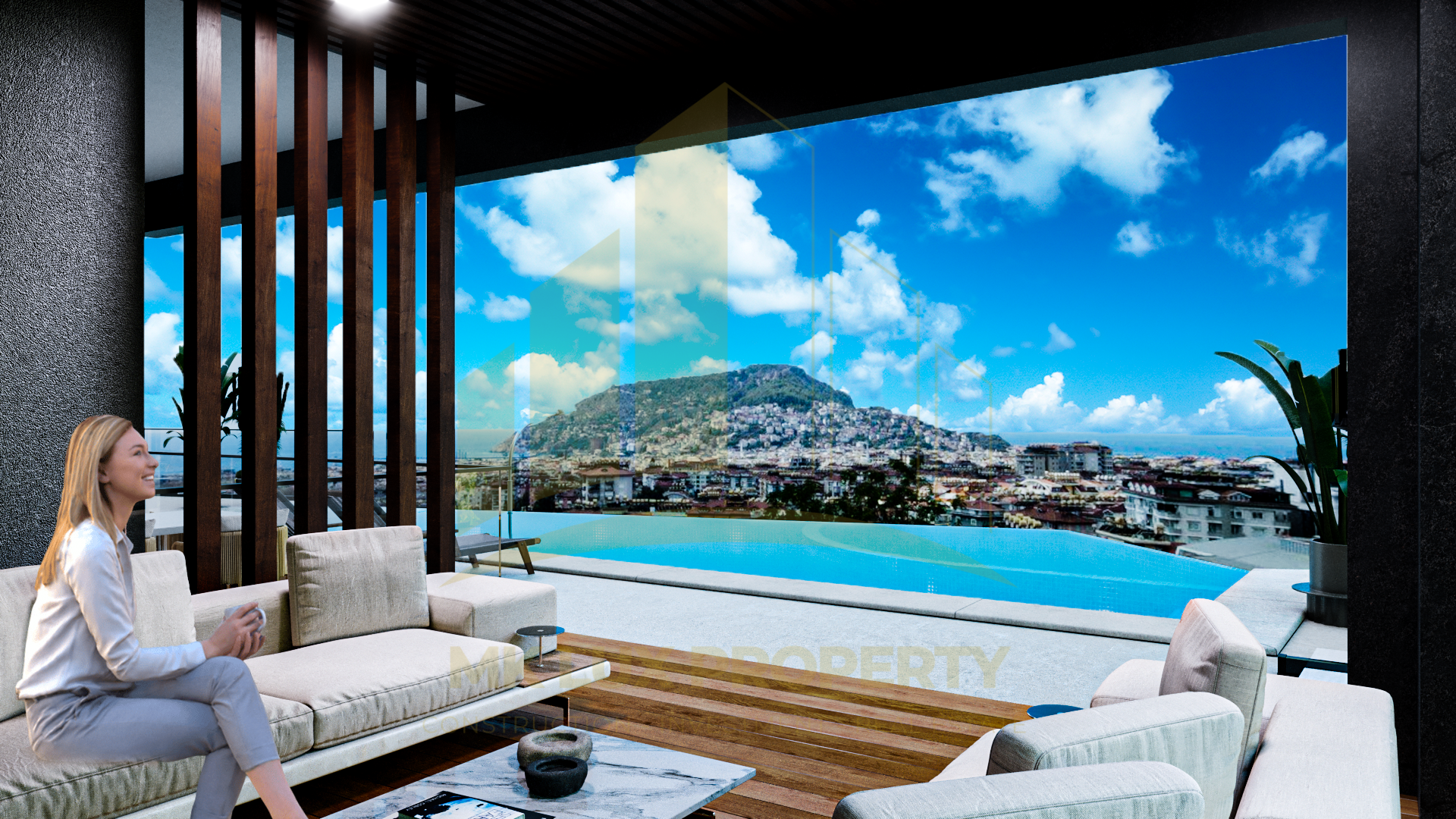 An ultra-luxurious complex in an upscale neighborhood of Alanya 57