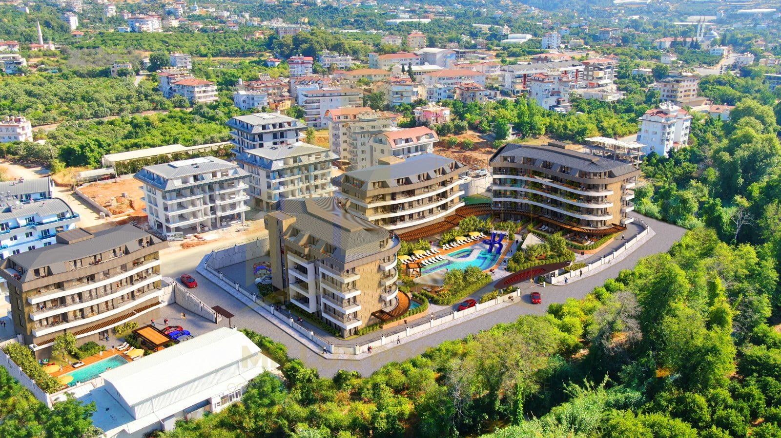 Apartments in Alanya in a complex with five-star hotel amenities 3