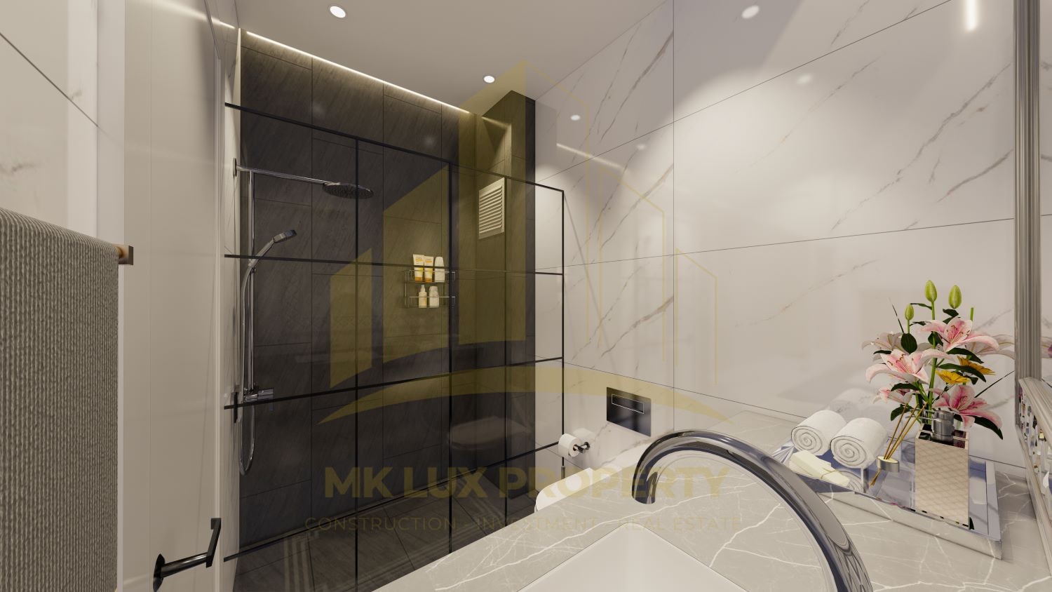 Apartments away from the hustle and bustle of the city in a modern complex in the Oba neighborhood 22